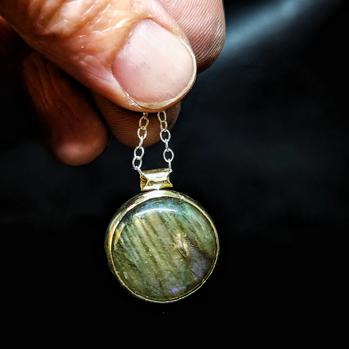 médaillon labradorite